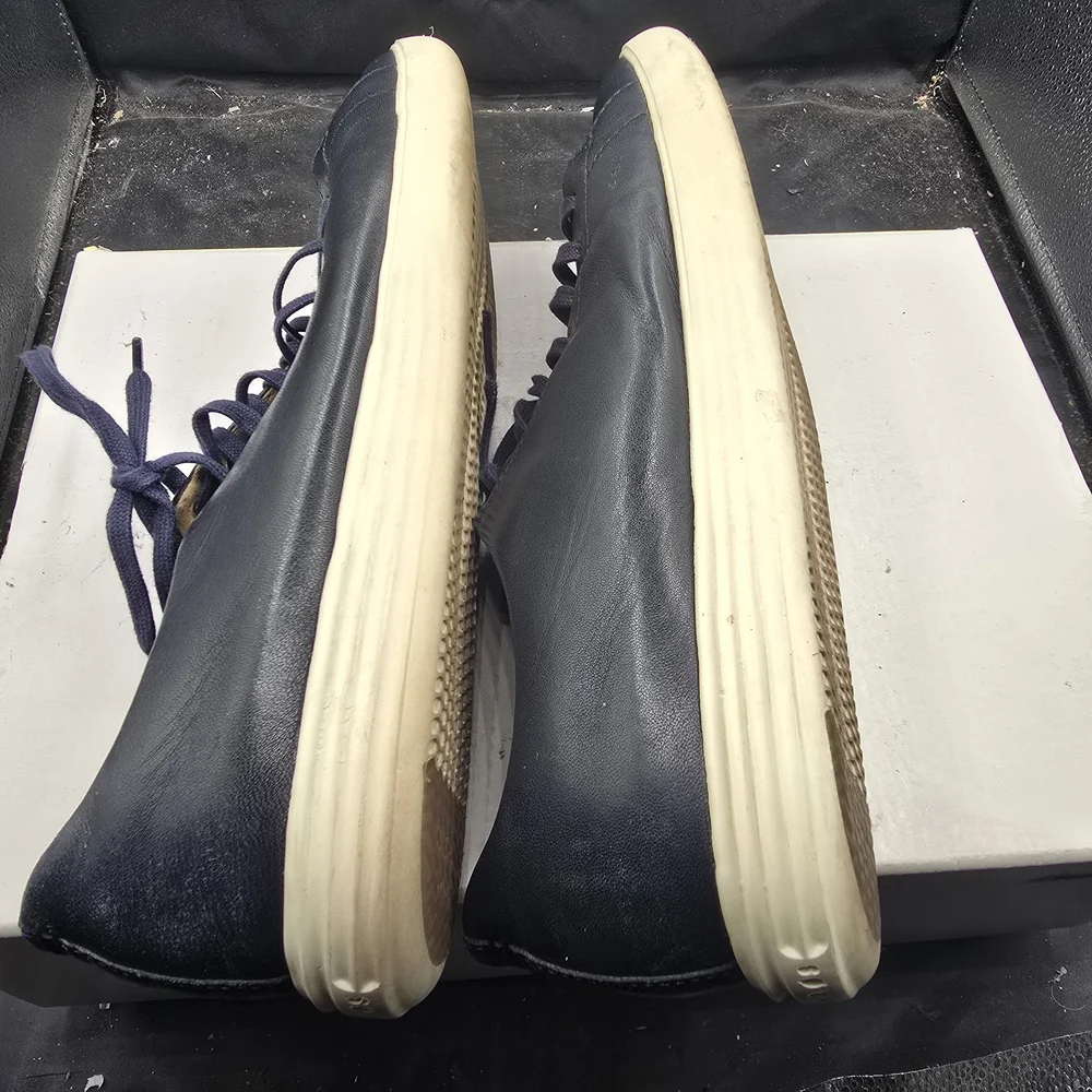 Cole Haan Navy Blue‎ Leather Sneakers